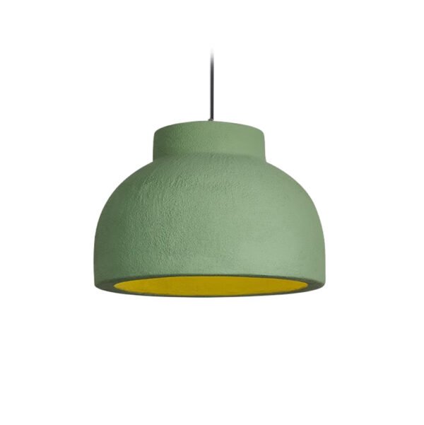 Small Green Bowl Chandelier