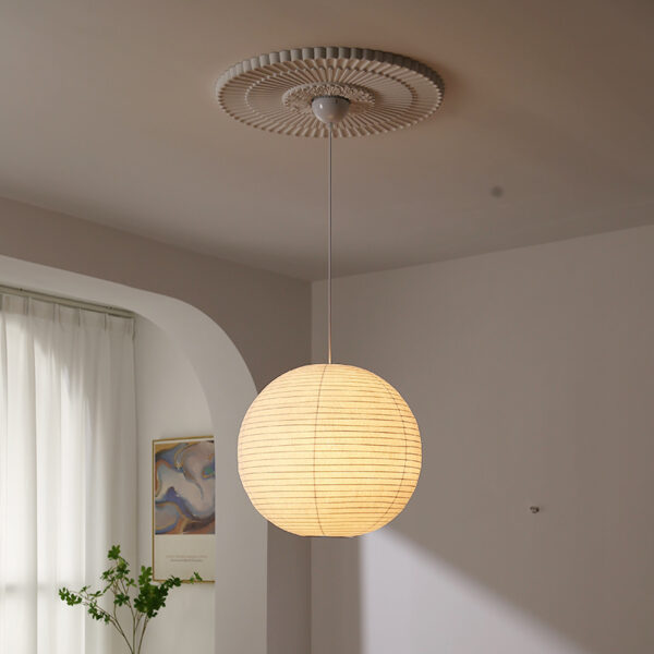 Silk Fiber Pendant Light - 图片 2