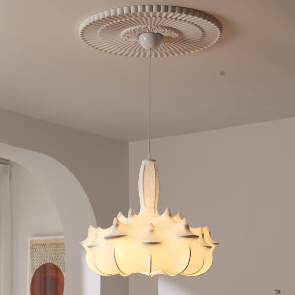 Silk Fiber Pendant Light - 图片 2