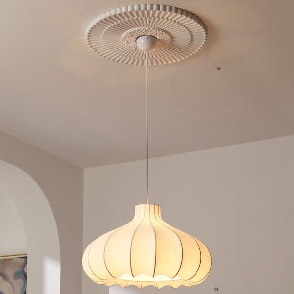 Silk Fiber Pendant Light - 图片 2