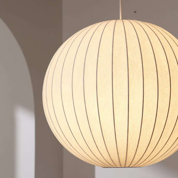 Silk Fiber Pendant Light - 图片 3