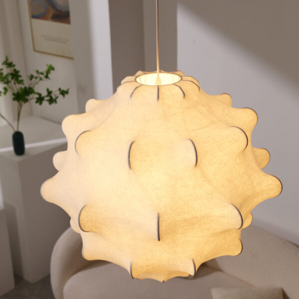 Silk Fiber Pendant Light - 图片 3