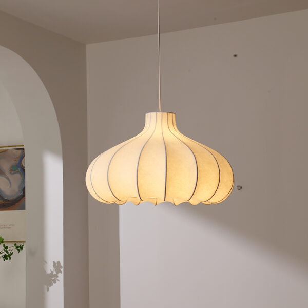Silk Fiber Pendant Light - 图片 3