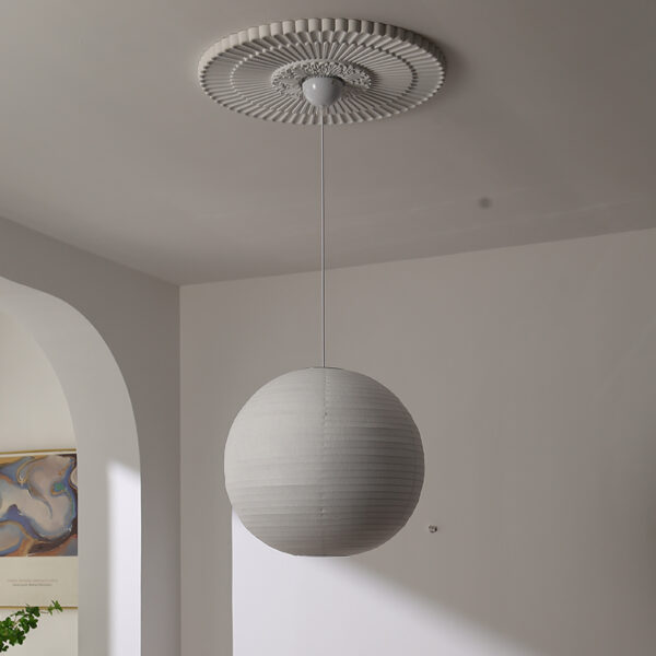 Silk Fiber Pendant Light - 图片 4