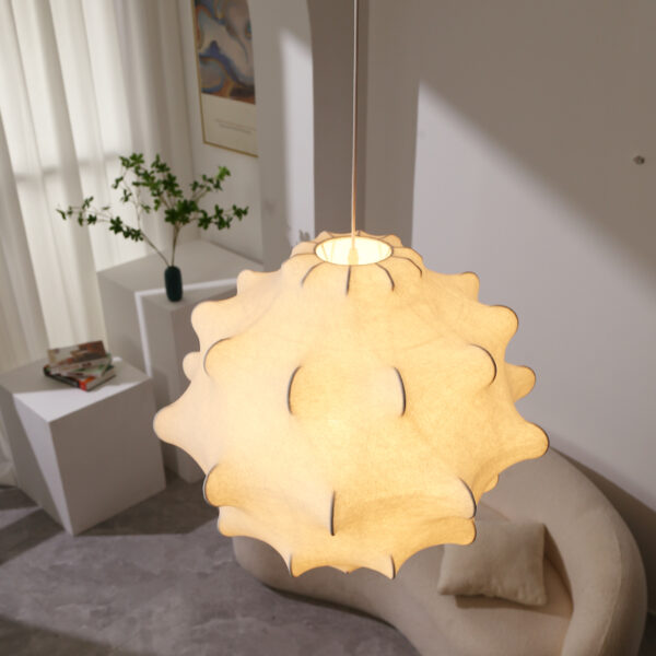 Silk Fiber Pendant Light - 图片 4