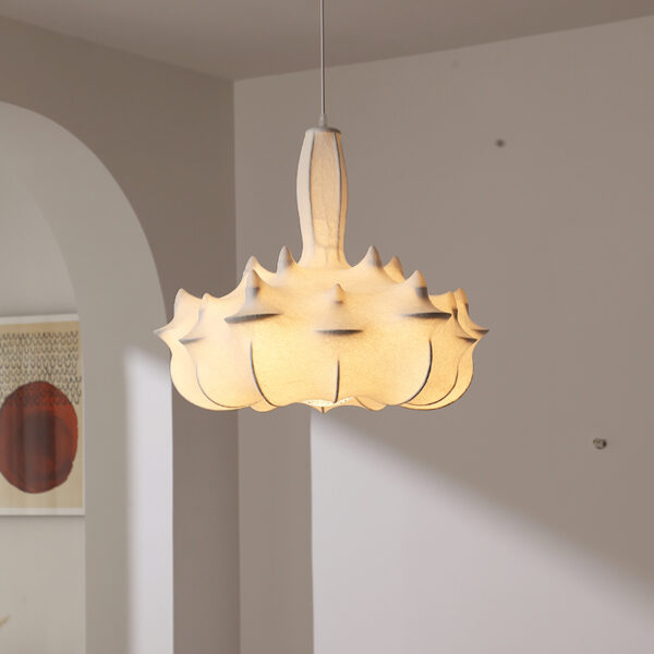 Silk Fiber Pendant Light - 图片 5