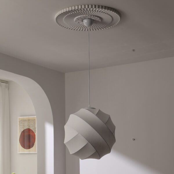 Silk Fiber Pendant Light - 图片 5