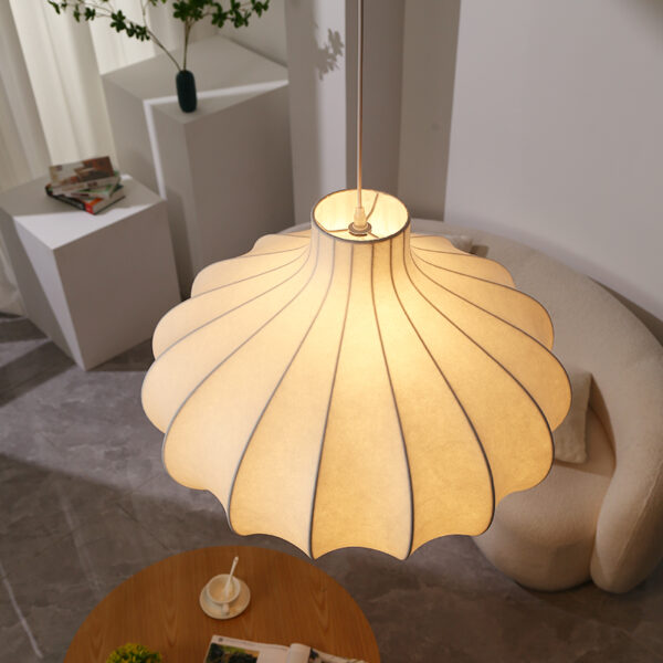 Silk Fiber Pendant Light - 图片 5