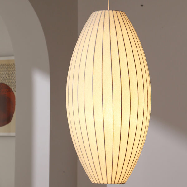 Silk Fiber Pendant Light - 图片 6