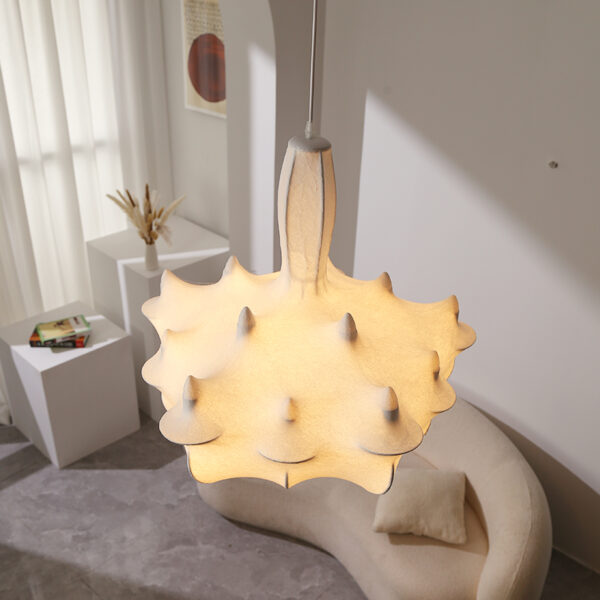 Silk Fiber Pendant Light - 图片 4