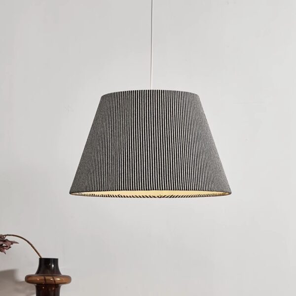 Artisanal Fabric Pendant Light - 图片 2