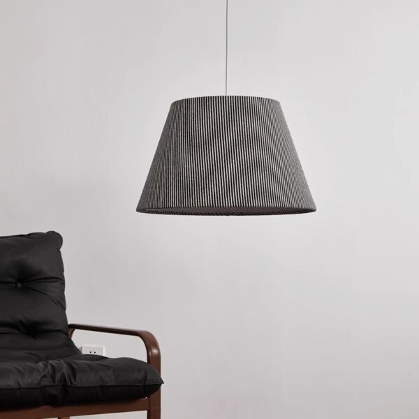 Artisanal Fabric Pendant Light - 图片 4