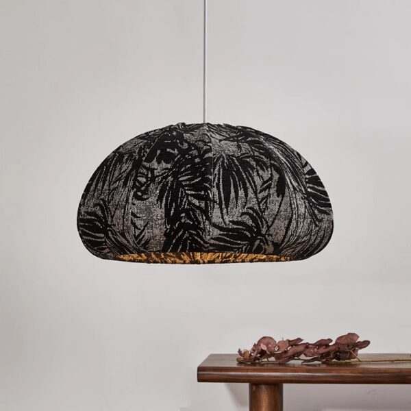 Artisanal Fabric Pendant Light - 图片 2