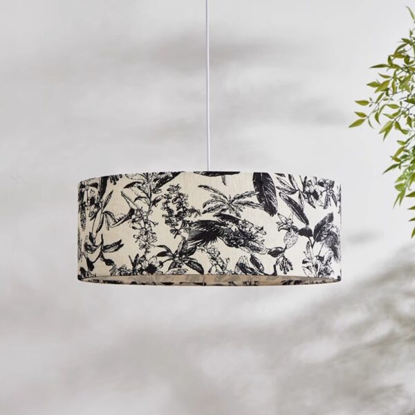 Artisanal Fabric Pendant Light - 图片 2