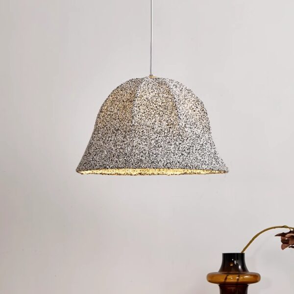 Artisanal Fabric Pendant Light - 图片 2