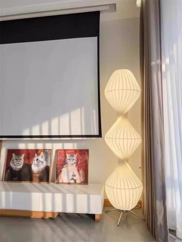 Silk Fiber Pendant Light - 图片 2