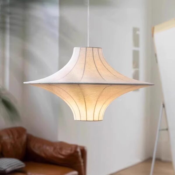 Silk Fiber Pendant Light - 图片 2