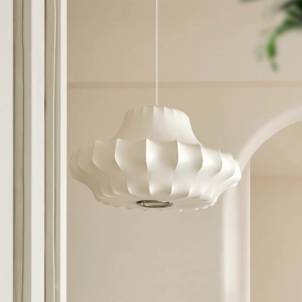 Silk Fiber Pendant Light - 图片 2