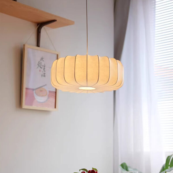 Silk Fiber Pendant Light - 图片 2
