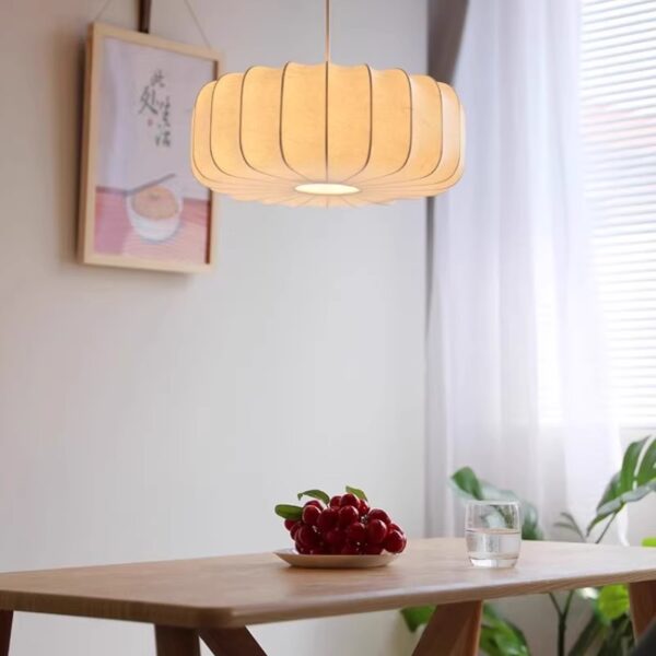 Silk Fiber Pendant Light - 图片 3