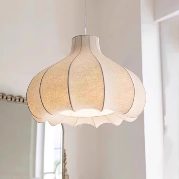 Silk Fiber Pendant Light - 图片 3