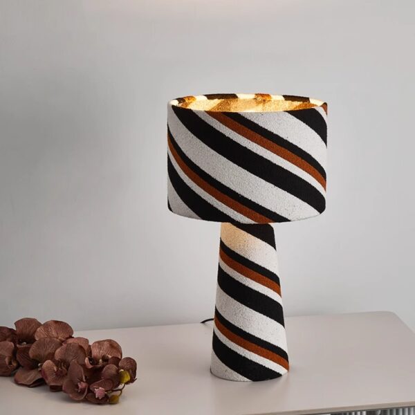 Artisanal Fabric Pendant Light - 图片 5