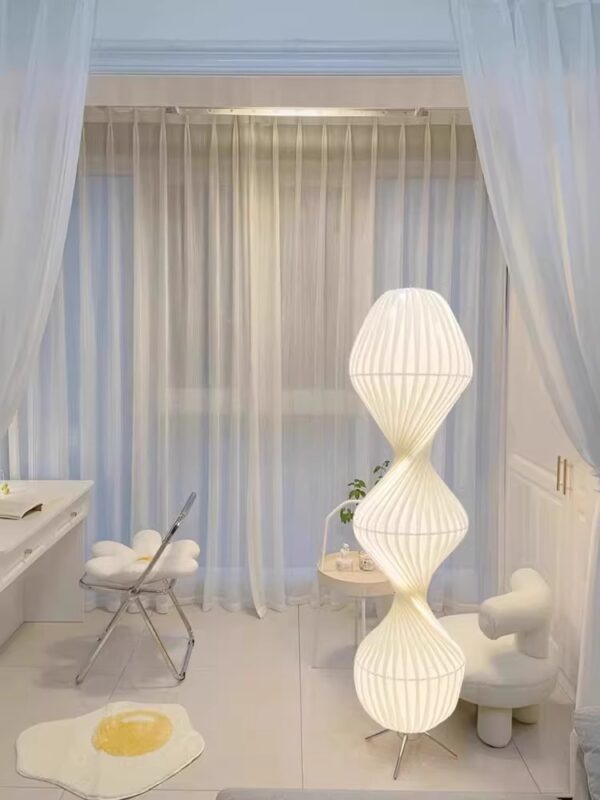Silk Fiber Pendant Light - 图片 3