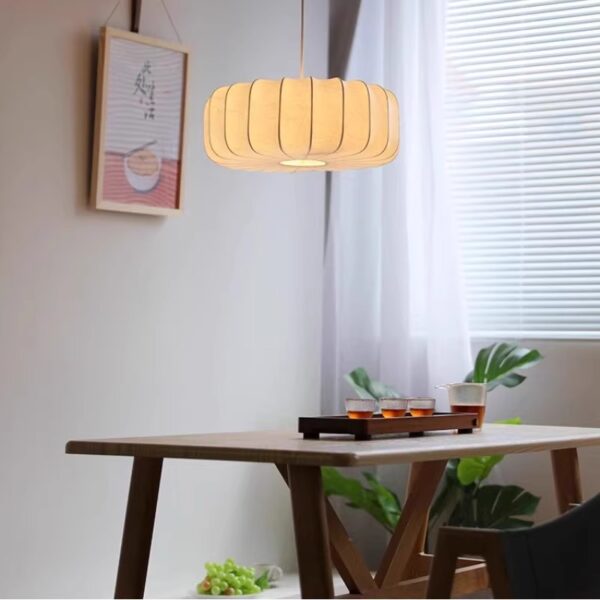 Silk Fiber Pendant Light - 图片 4