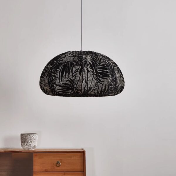 Artisanal Fabric Pendant Light - 图片 3