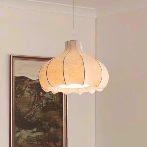 Silk Fiber Pendant Light - 图片 4