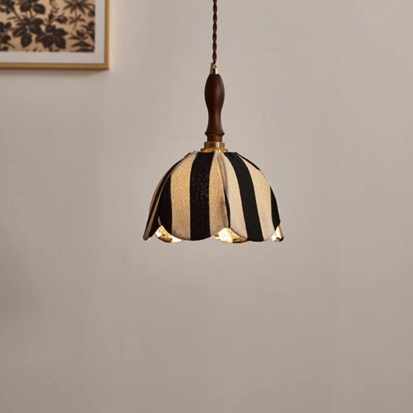 Bohemian style custom fabric ceiling light - 图片 3