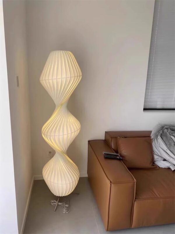 Silk Fiber Pendant Light - 图片 4