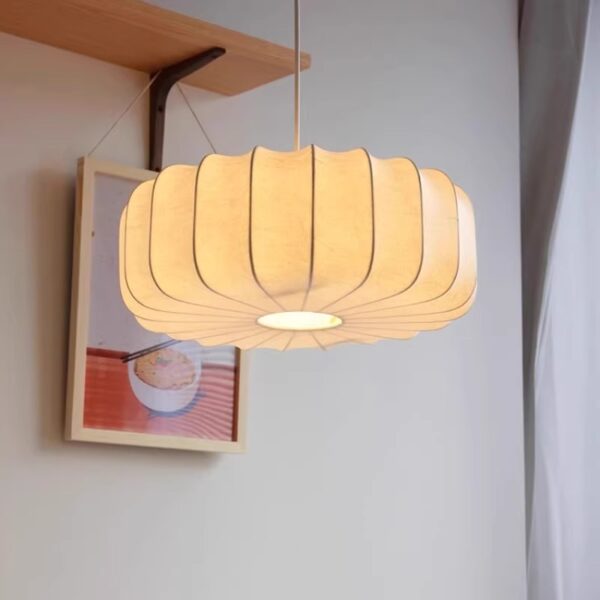 Silk Fiber Pendant Light - 图片 5