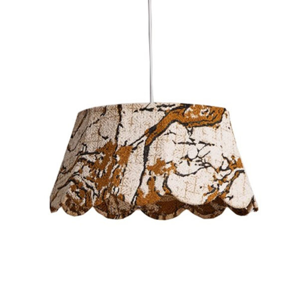 Artisanal Fabric Pendant Light