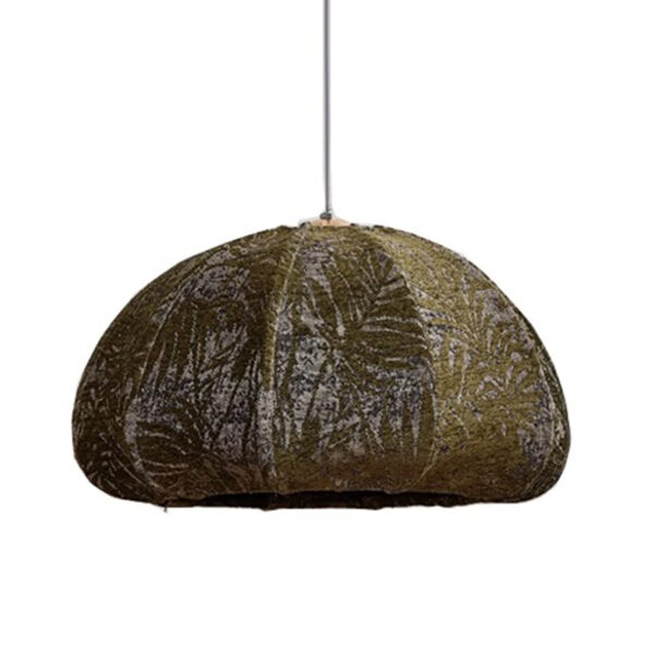Artisanal Fabric Pendant Light