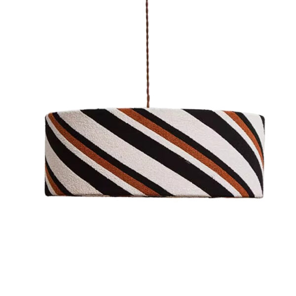 Artisanal Fabric Pendant Light
