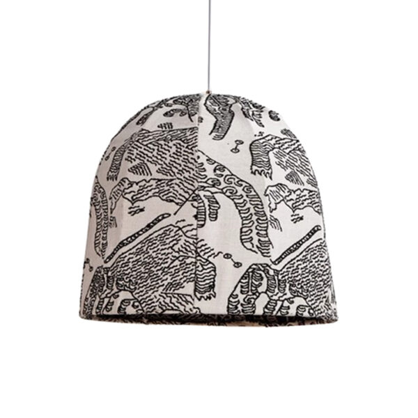 Artisanal Fabric Pendant Light