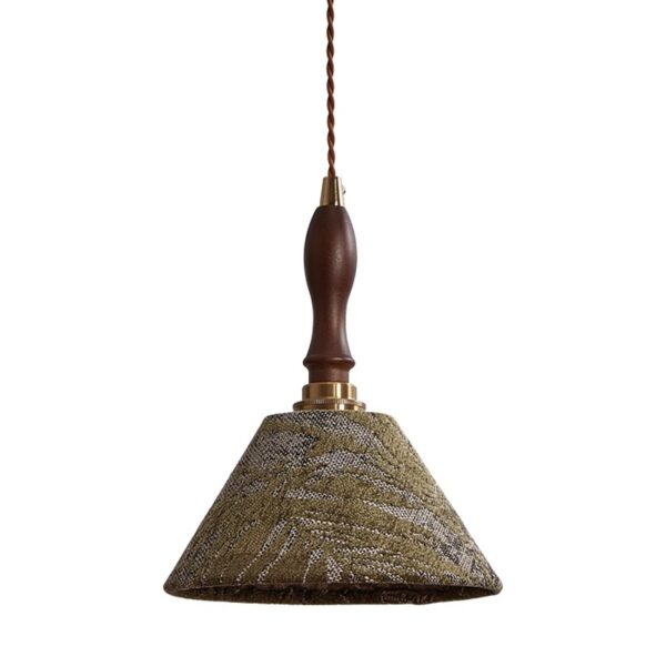 Artisanal Fabric Pendant Light