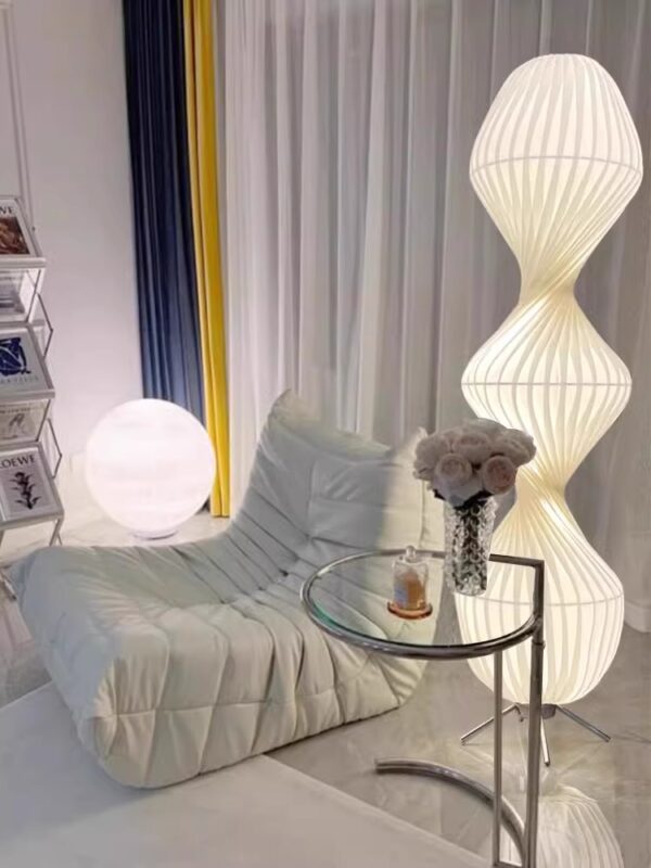Silk Fiber Pendant Light - 图片 6