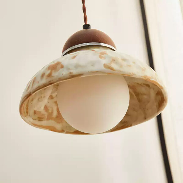 Overglaze Ceramic Pendant Light - 图片 5
