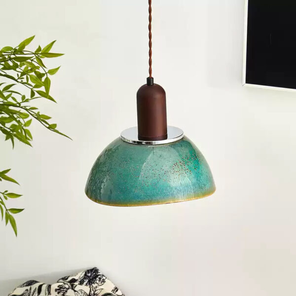 Overglaze Ceramic Pendant Light - 图片 4
