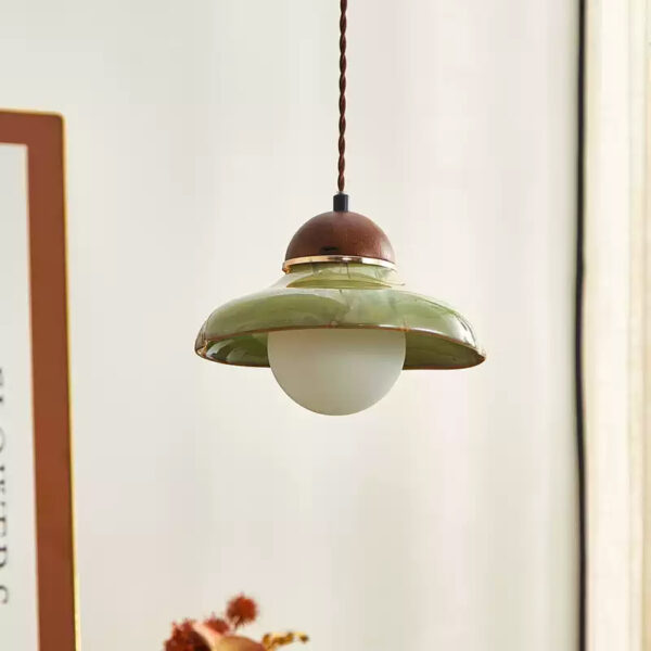 Overglaze Ceramic Pendant Light - 图片 3