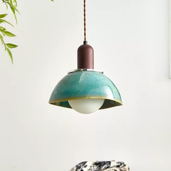 Overglaze Ceramic Pendant Light - 图片 3