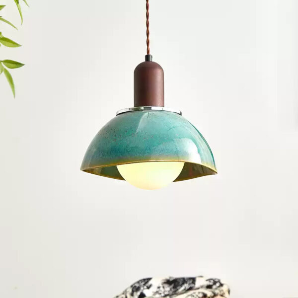 Overglaze Ceramic Pendant Light - 图片 2