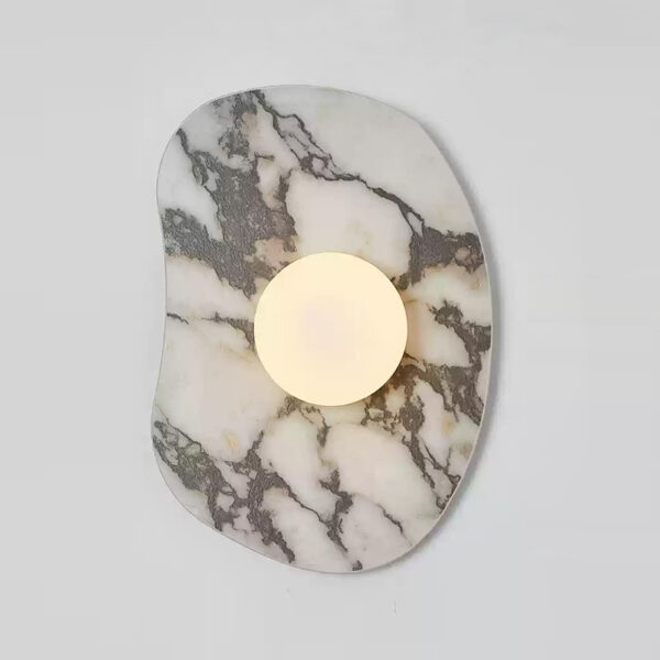 Bvlgari Pattern Marble Slab Wall Lamp - 图片 6