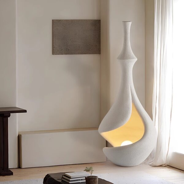 Designer Floor Lamp, Wabi-Sabi Style, Limited Edition - 图片 2