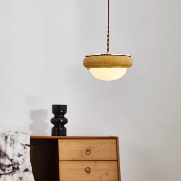 Ceramic & Wooden Chandelier for Export - 图片 2