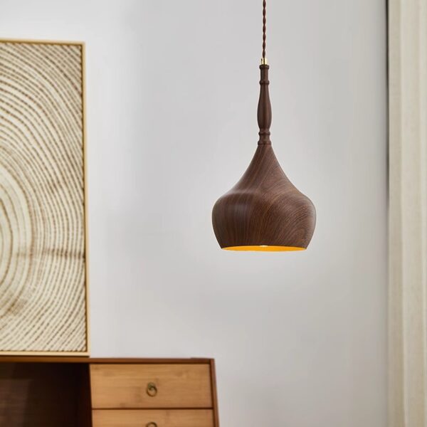 Hotel Project Ceramic Wooden Chandelier, Custom Design - 图片 2