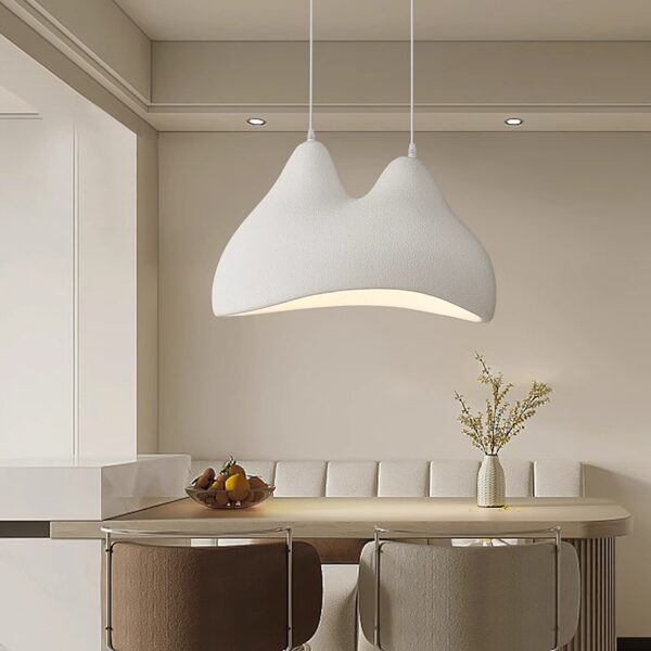 Asymmetrical Geometric Wabi-Sabi Chandelier - 图片 3