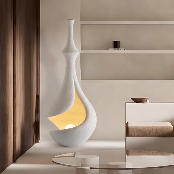 Designer Floor Lamp, Wabi-Sabi Style, Limited Edition - 图片 3